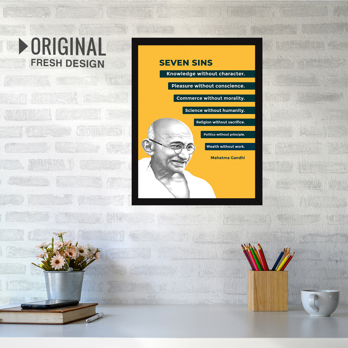 Mahatma Gandhi Inspirational Motivational