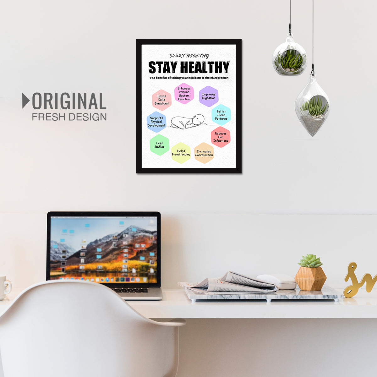 Pediatrician Children Doctor Wall Frame