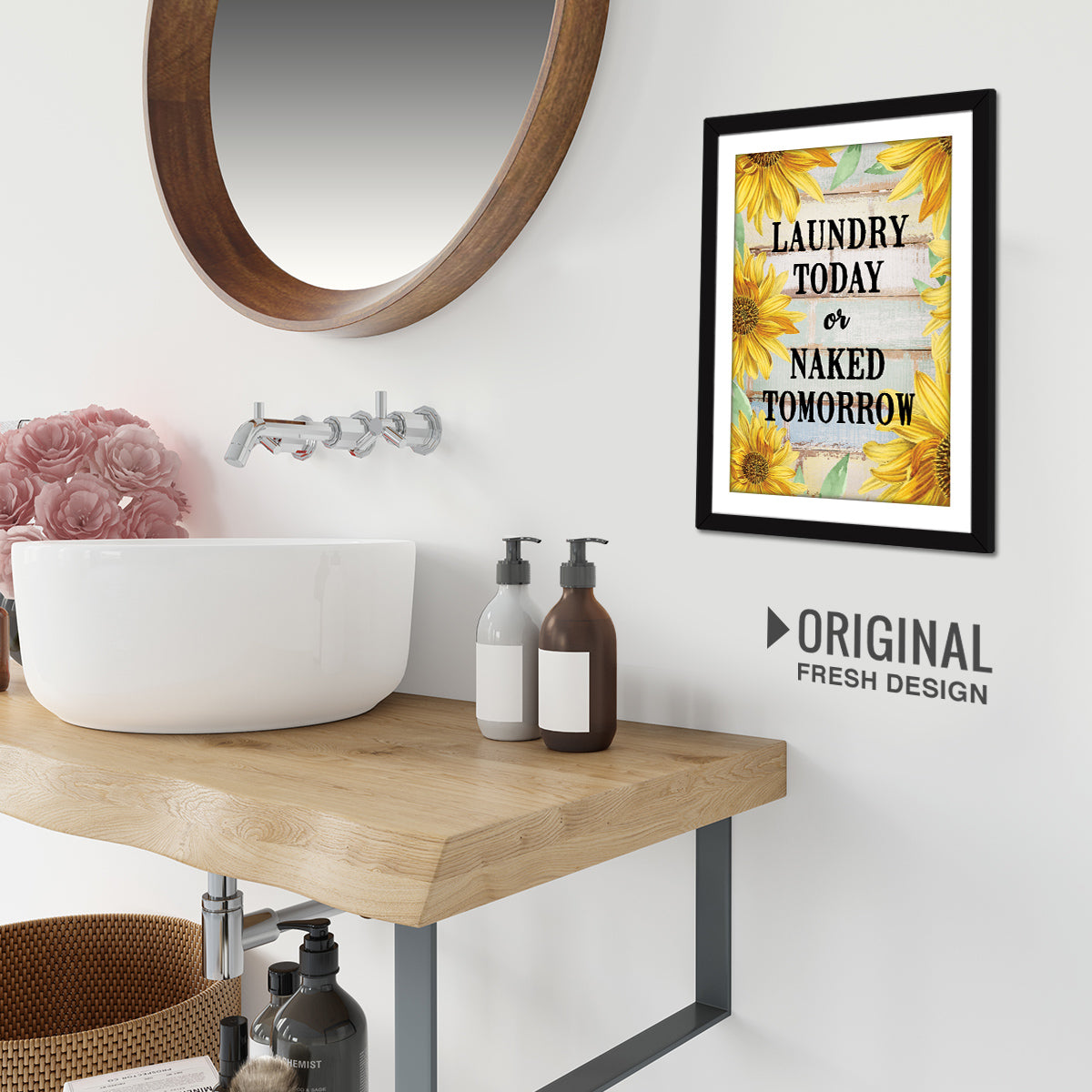 Laundry Room &  Bathroom Quotes