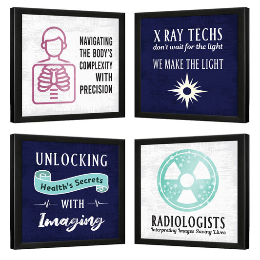 Radiology Doctor Quotes - Set of 4
