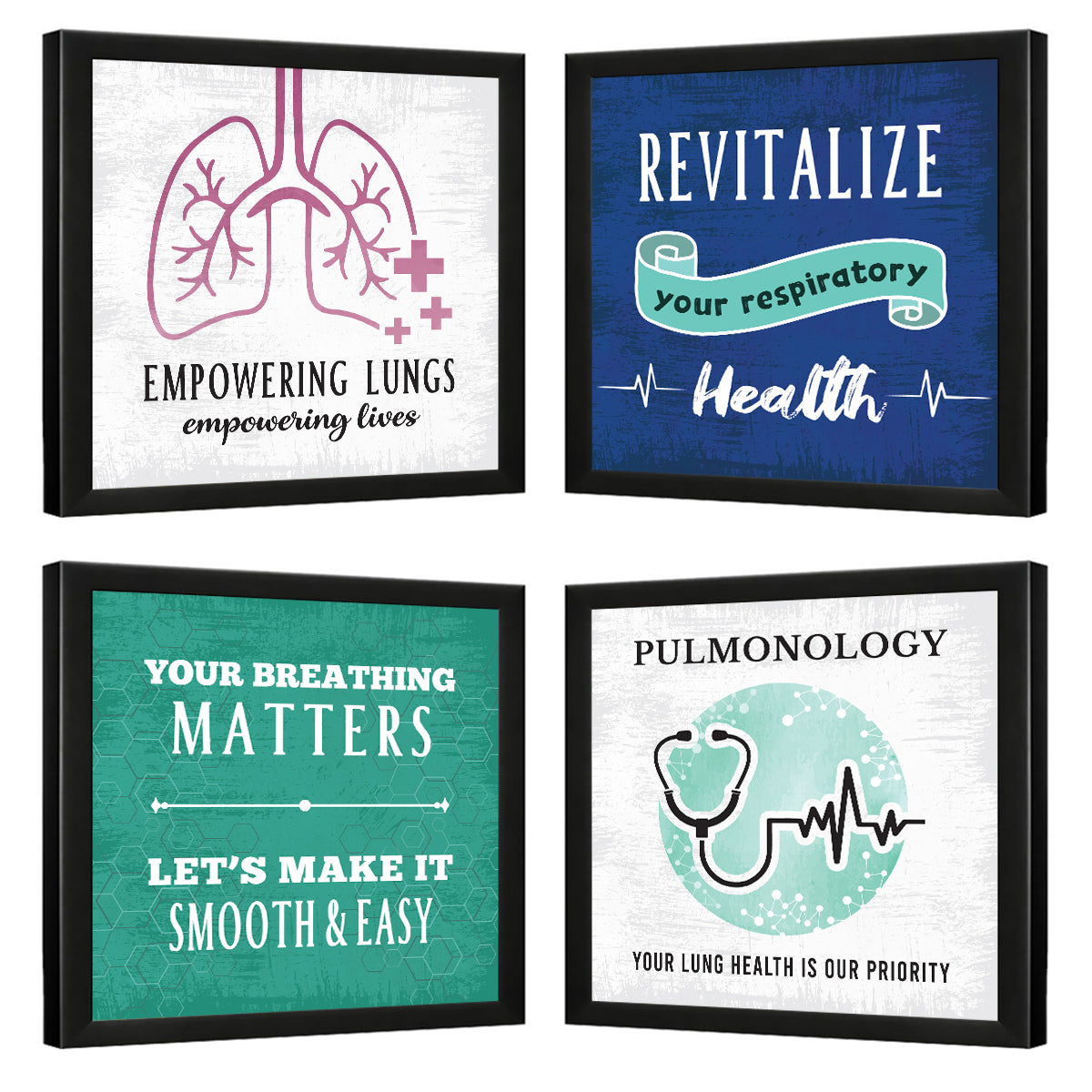 pulmonology pulmonologist - Doctor - Set of 4