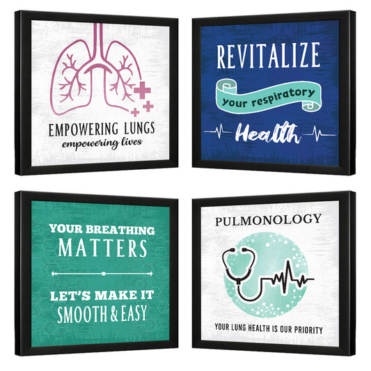 pulmonology pulmonologist - Doctor - Set of 4