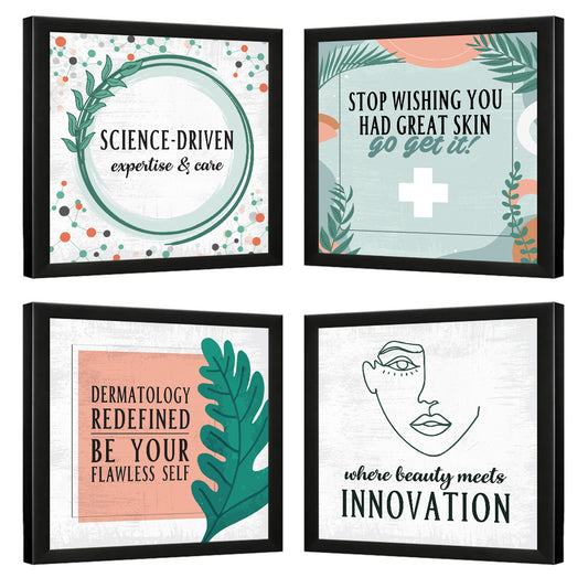 Dermatologist Doctor Quotes - Set of 4