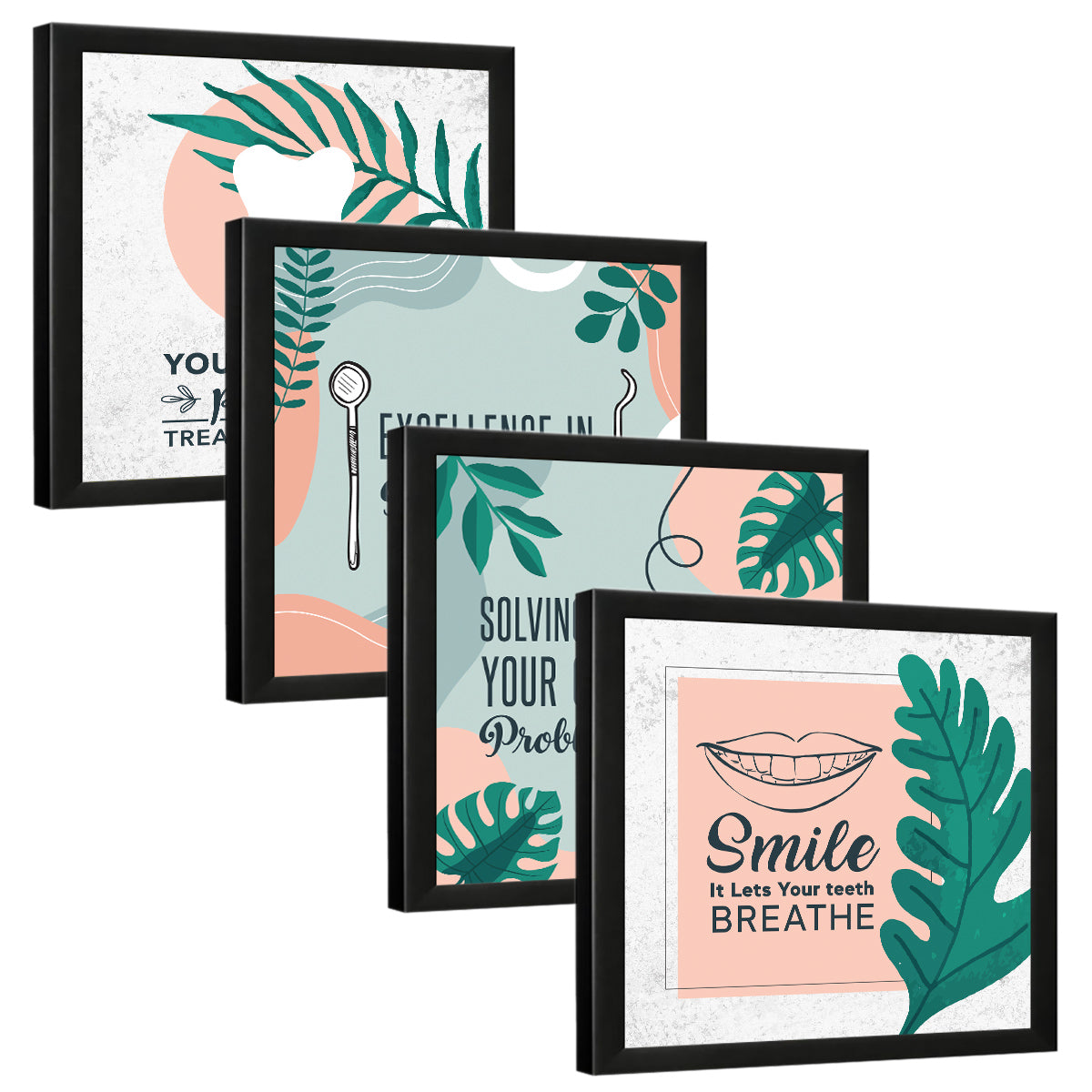 Dentist Doctor Quotes set of 4