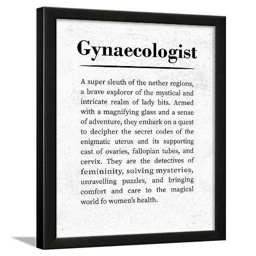 Gynecologist Obstetrician Doctors Wall Quotes