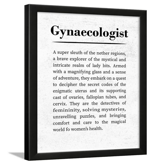 Gynecologist Obstetrician Doctors Wall Quotes