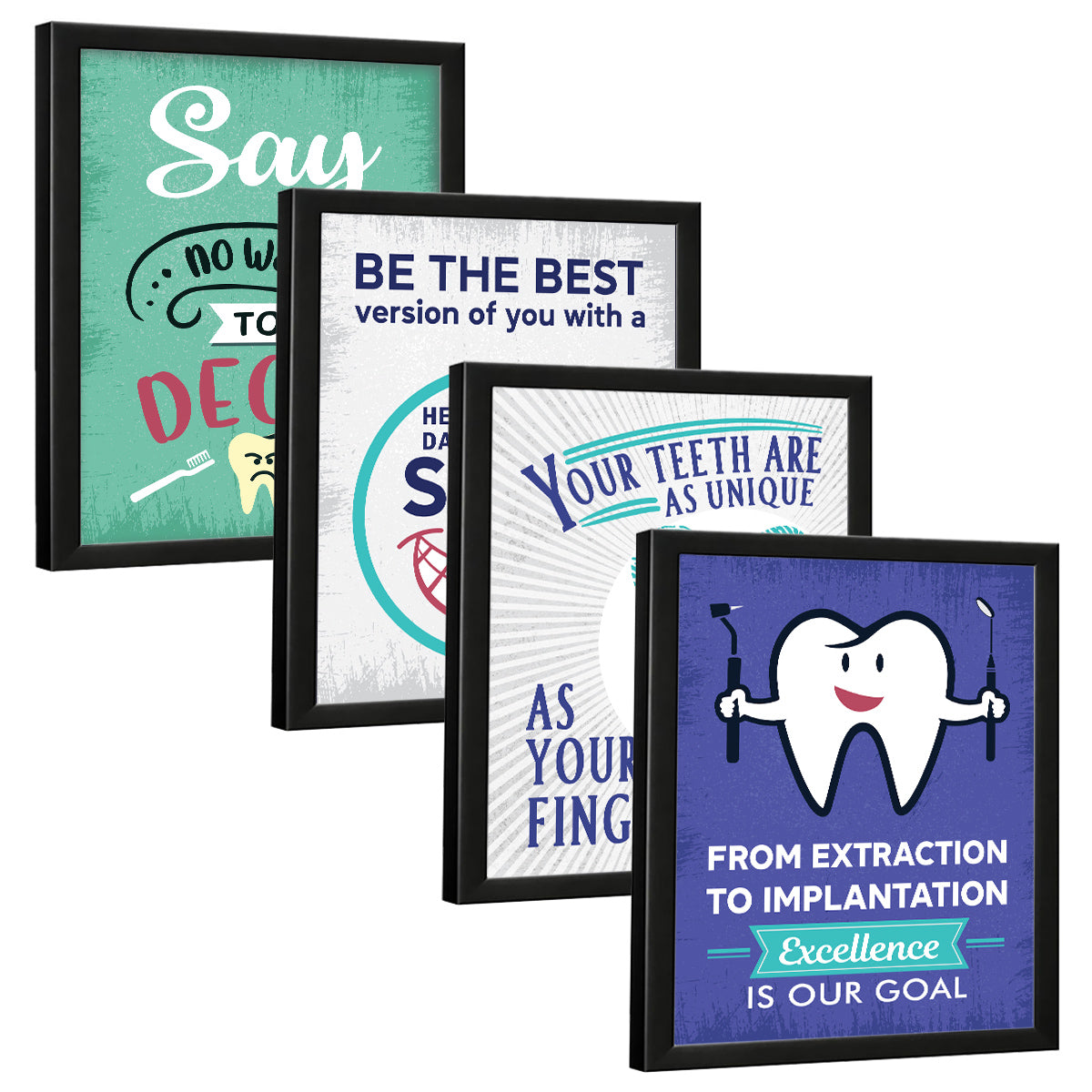 Dentist Doctor Quotes set of 4