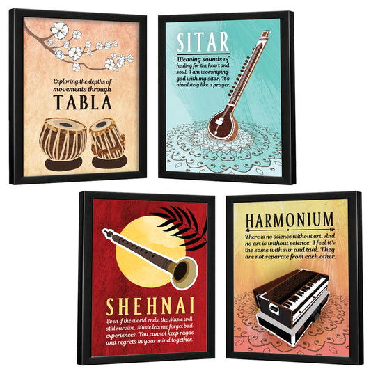 Music Quotes (Set of 4)