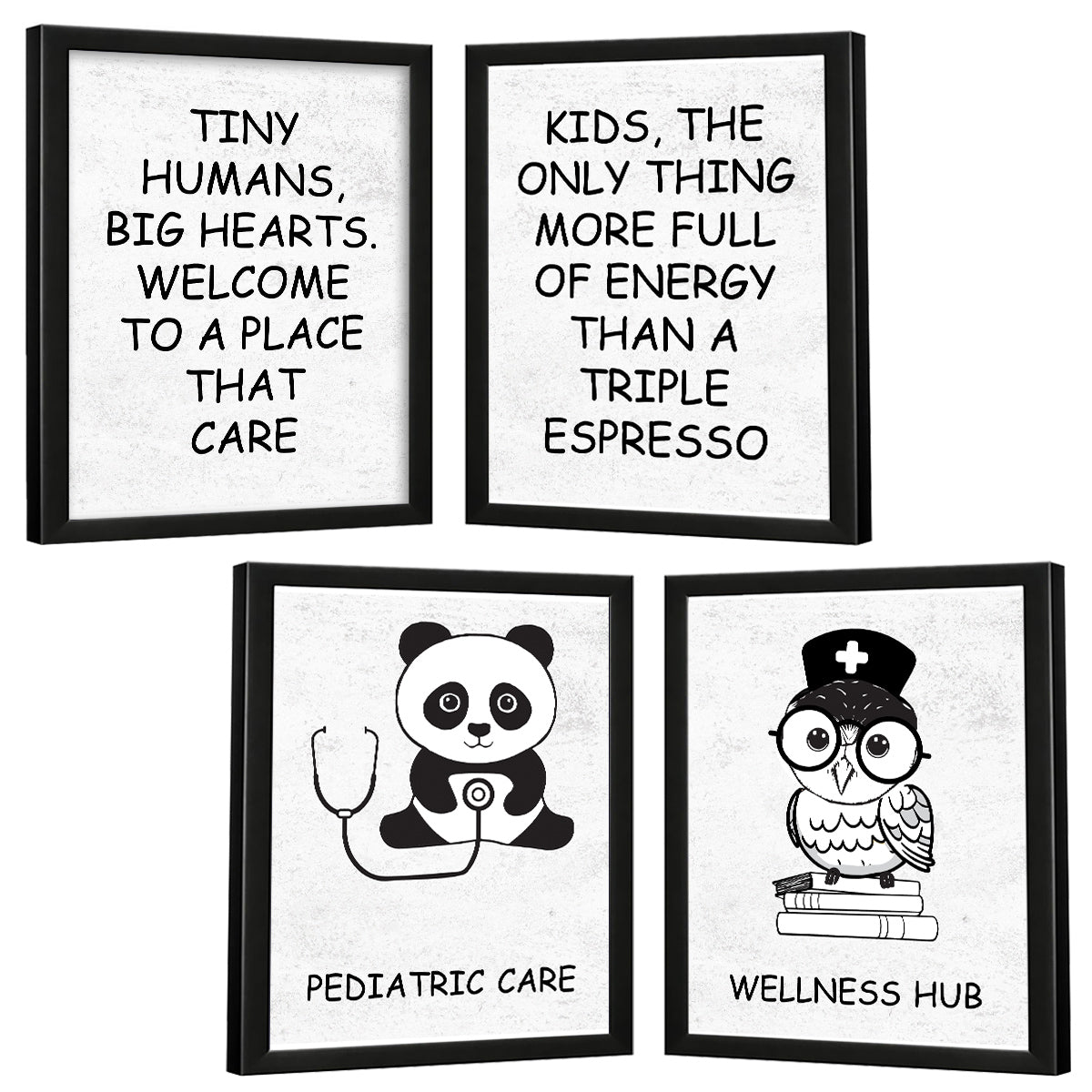 Doctor  Quotes Set of 4