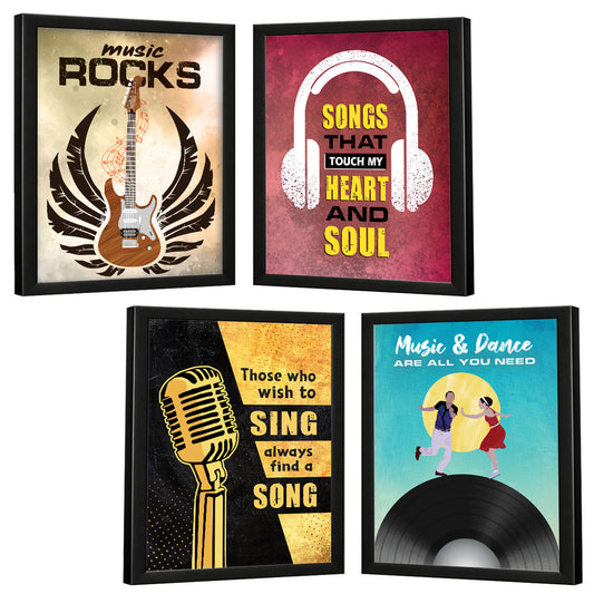 Music Quotes (Set of 4)