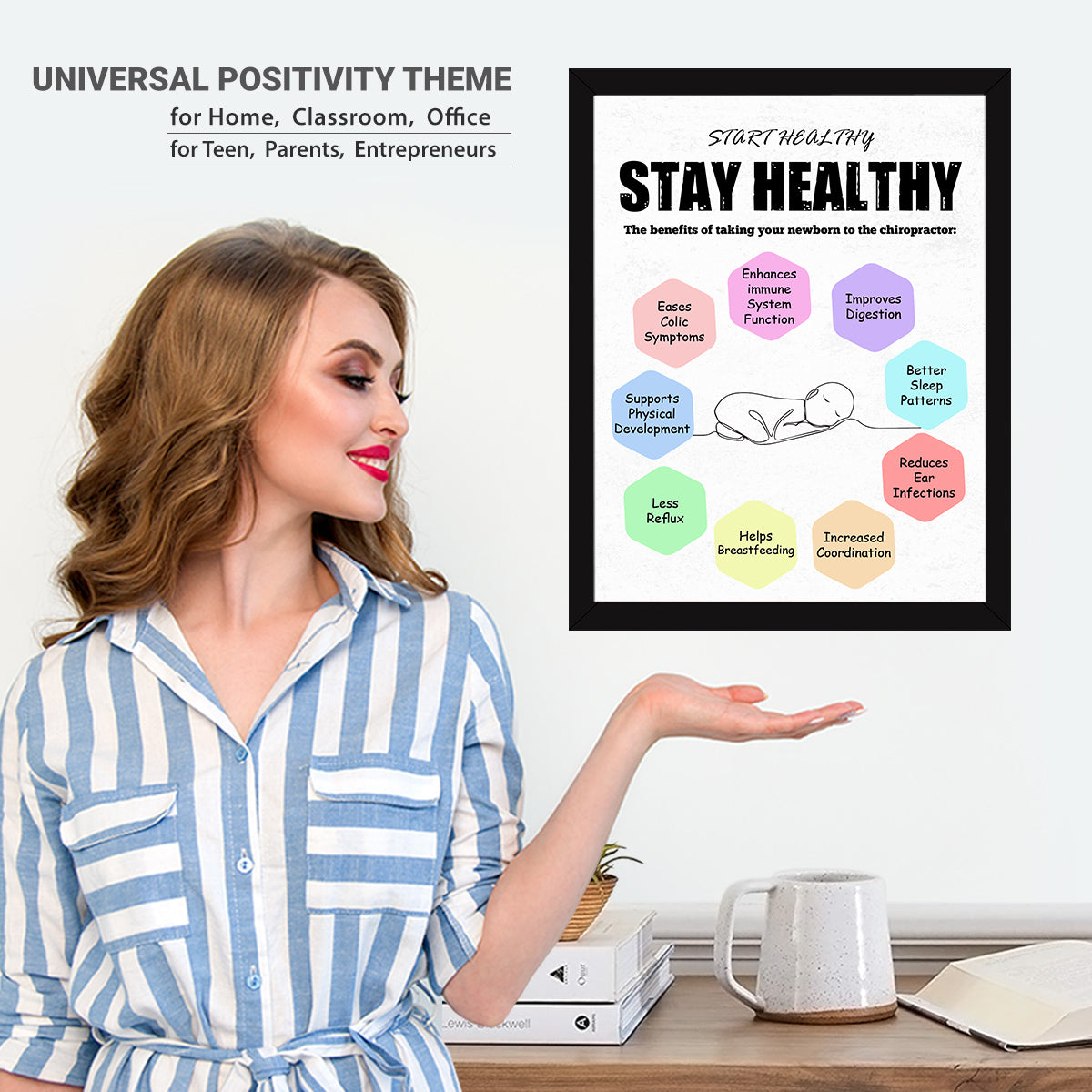 Pediatrician Children Doctor Wall Frame