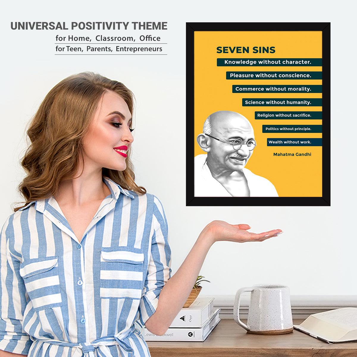 Mahatma Gandhi Inspirational Motivational