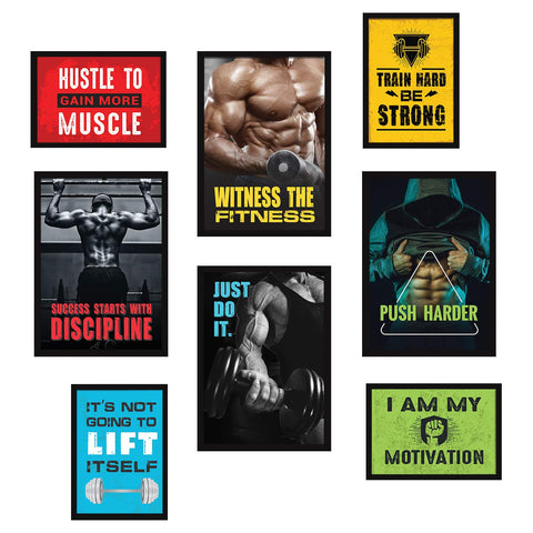 Gym Quotes (Set of 8)