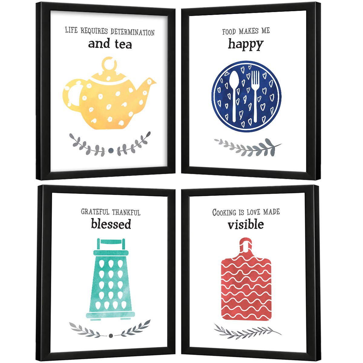 Kitchen Dining Quotes (Set of 4)