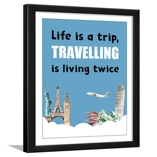 Travel Quotes Walls Frames
