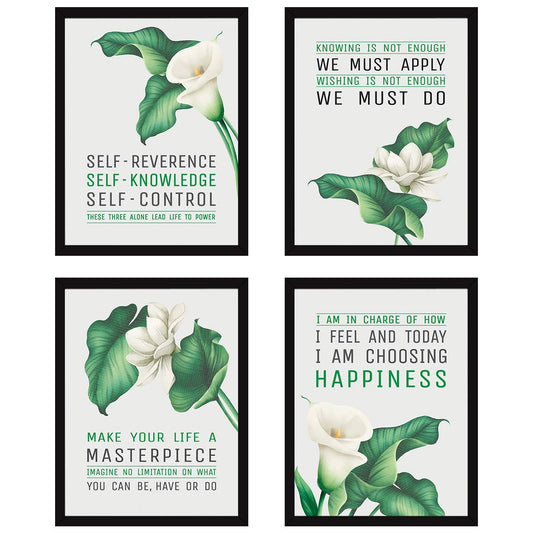 Motivational Quotes (Set of 4)