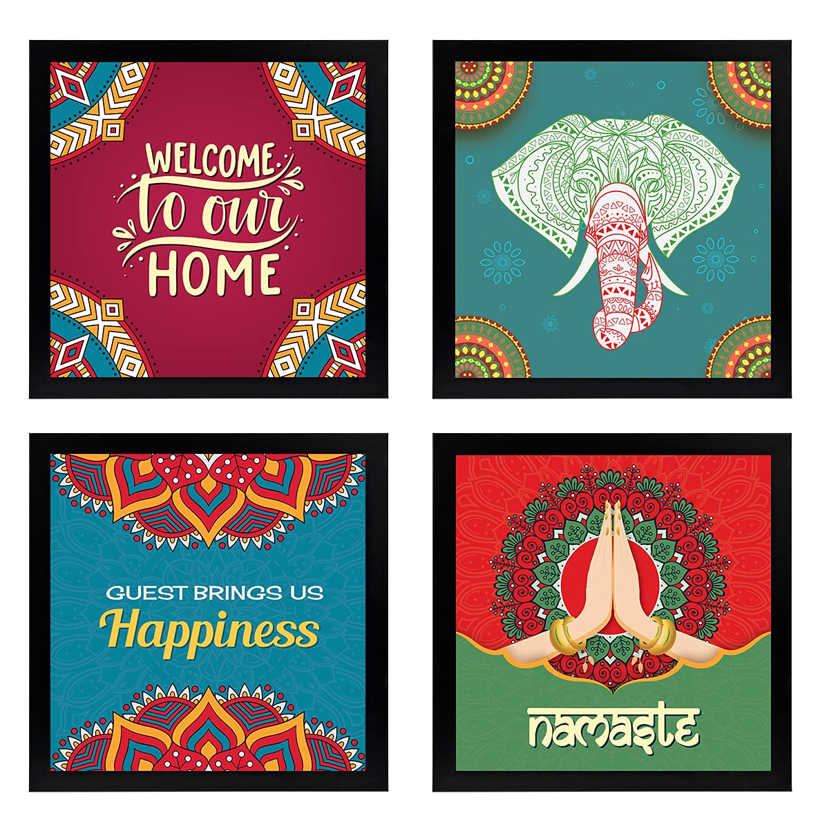 Family Quotes (Set of 4)