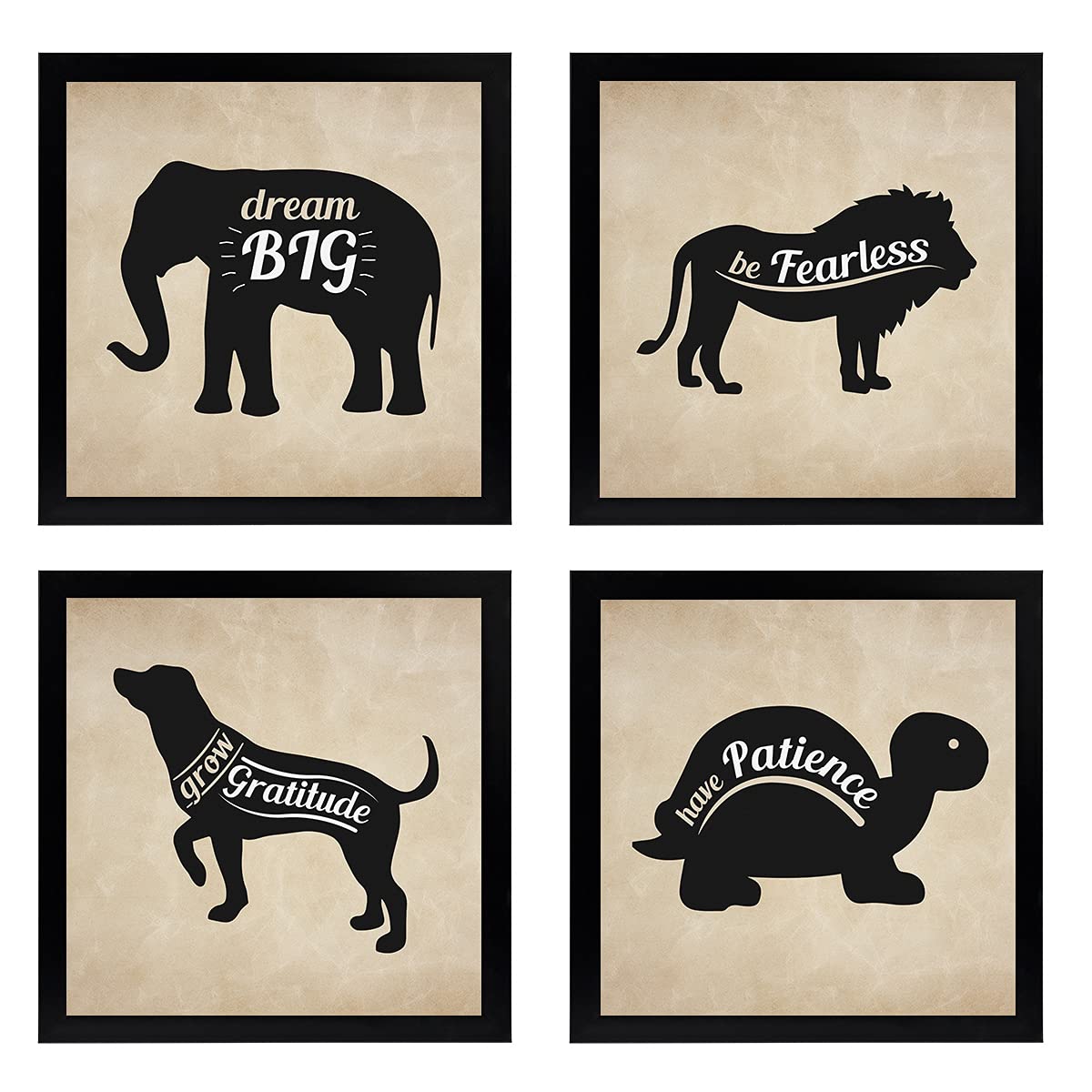 Motivational Quotes (Set of 4)
