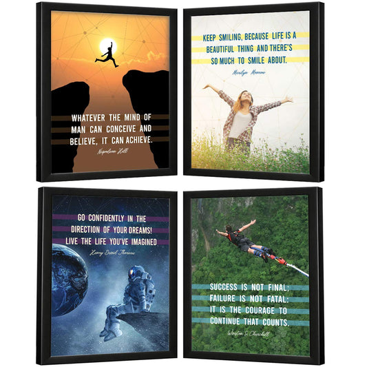 Motivational Quotes (Set of 4)