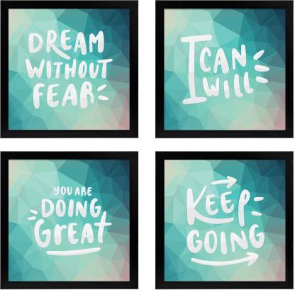 Motivational Quotes (Set of 4)