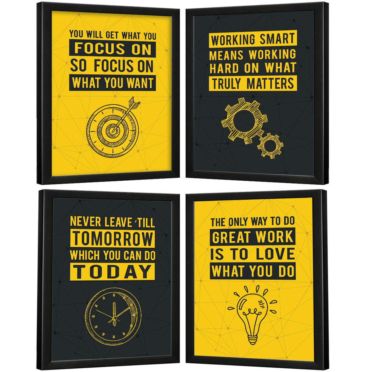 Motivational Quotes (Set of 4)