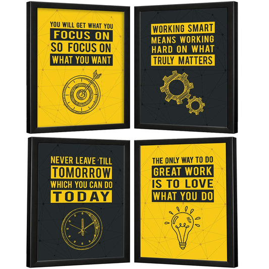 Motivational Quotes (Set of 4)