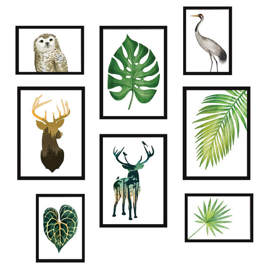 Wall Paintings (Set of 8)