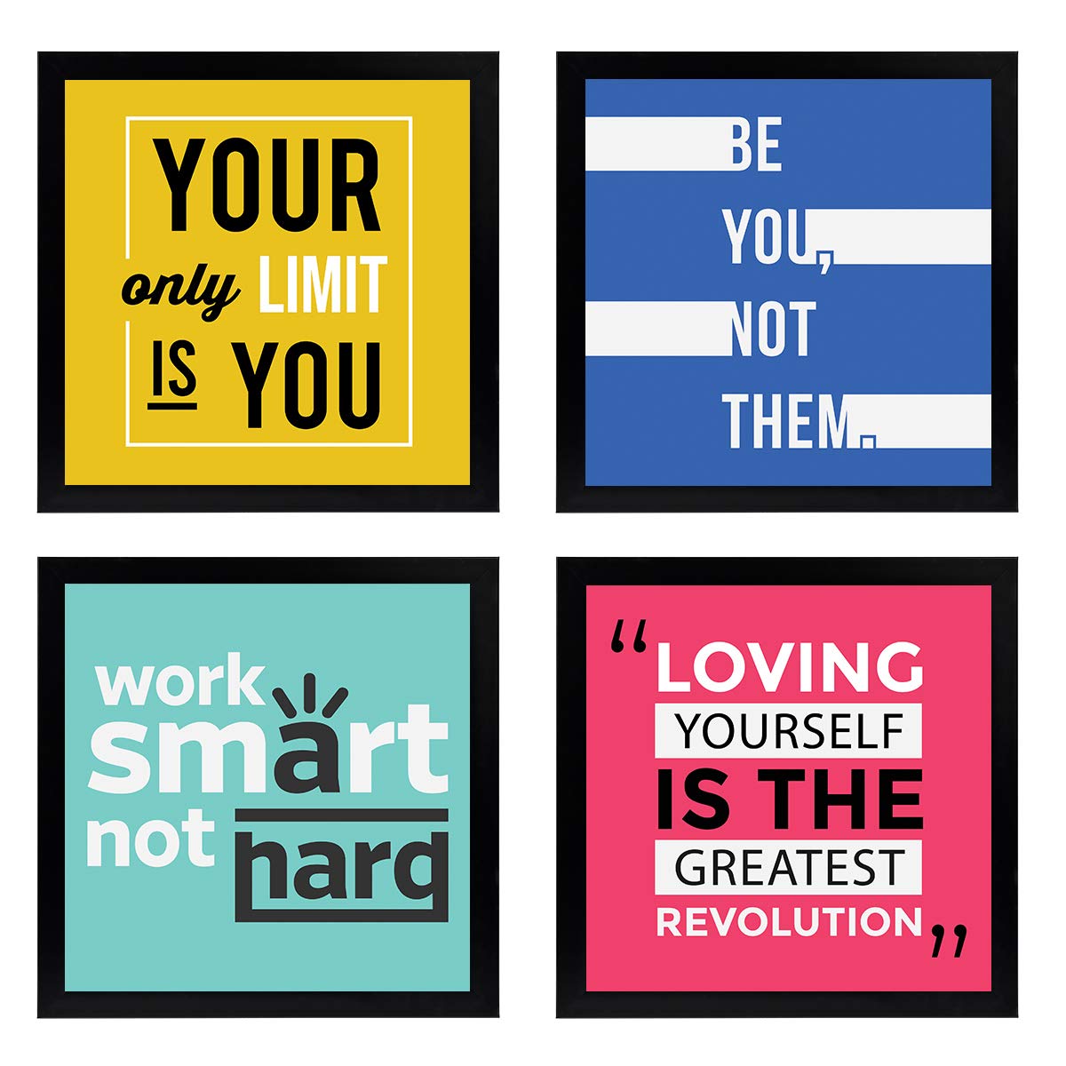 Motivational Quotes (Set of 4)