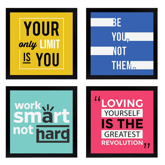 Motivational Quotes (Set of 4)