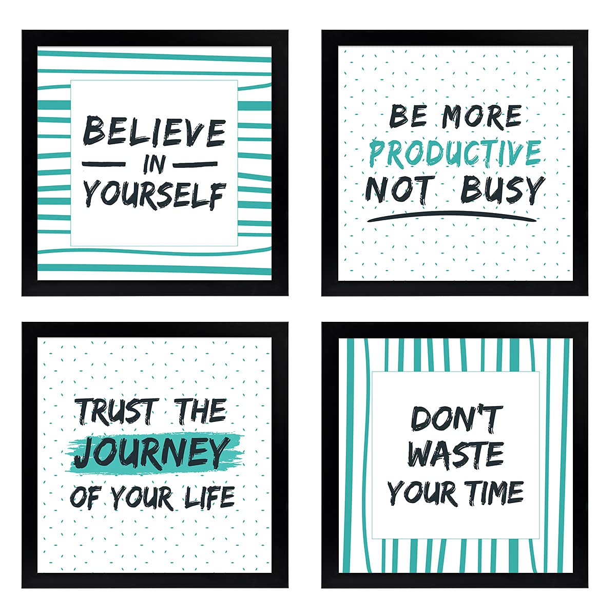 Motivational Quotes (Set of 4)