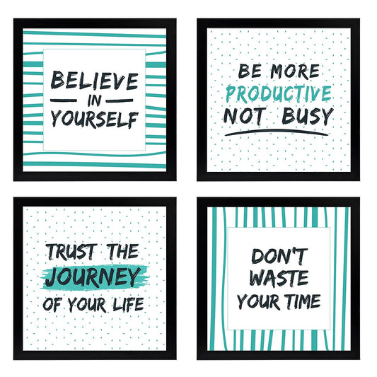 Motivational Quotes (Set of 4)