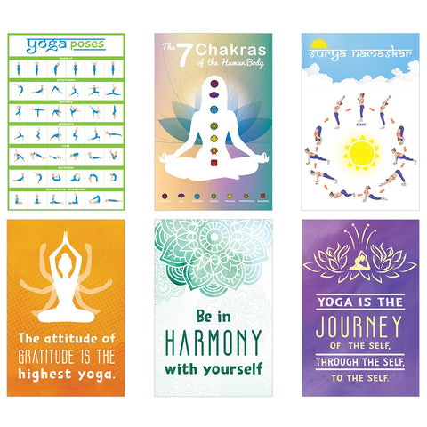 Yoga Poster (Set of 6)