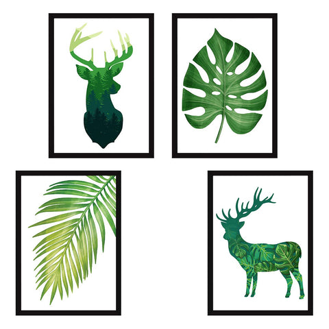 Wall Paintings (Set of 4)