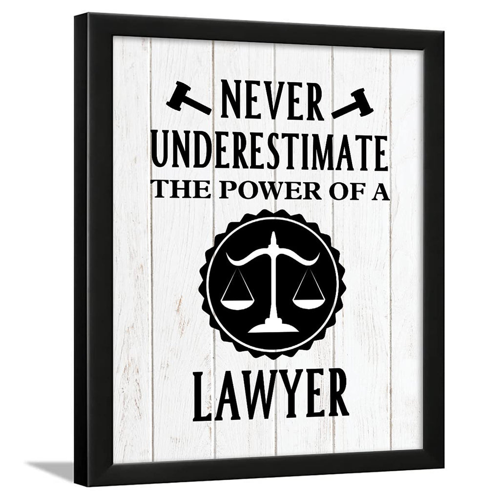 Chaka Chaundh - Lawyer Motivational Quotes Wall Frames Posters