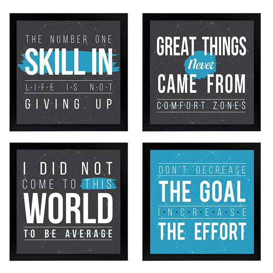 Motivational Quotes (Set of 4)