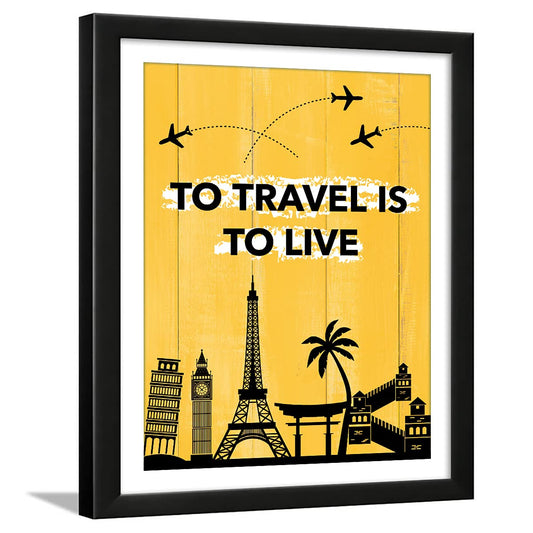 Travel Quotes Walls Frames