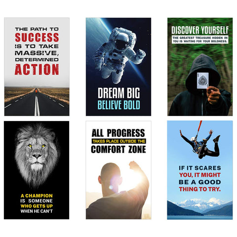 Motivational Educational Posters (Set of 6)