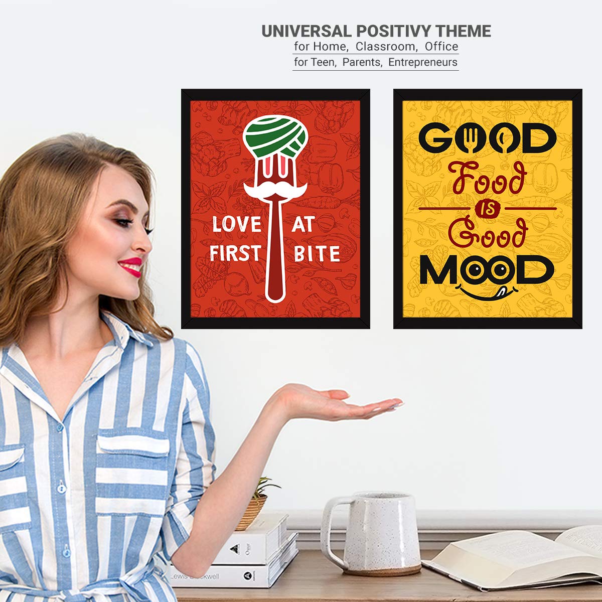 Kitchen Dining Quotes (Set of 4)