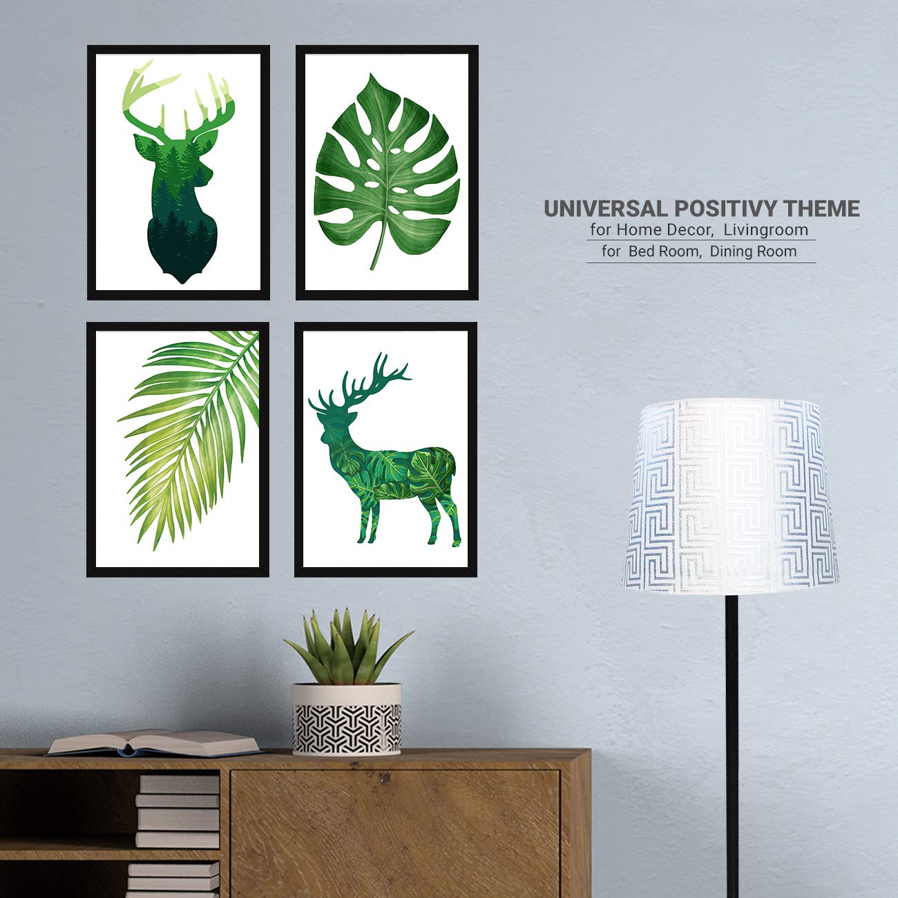 Wall Paintings (Set of 4)