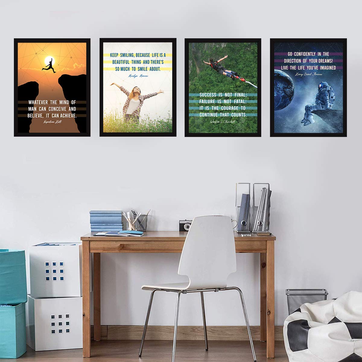 Motivational Quotes (Set of 4)